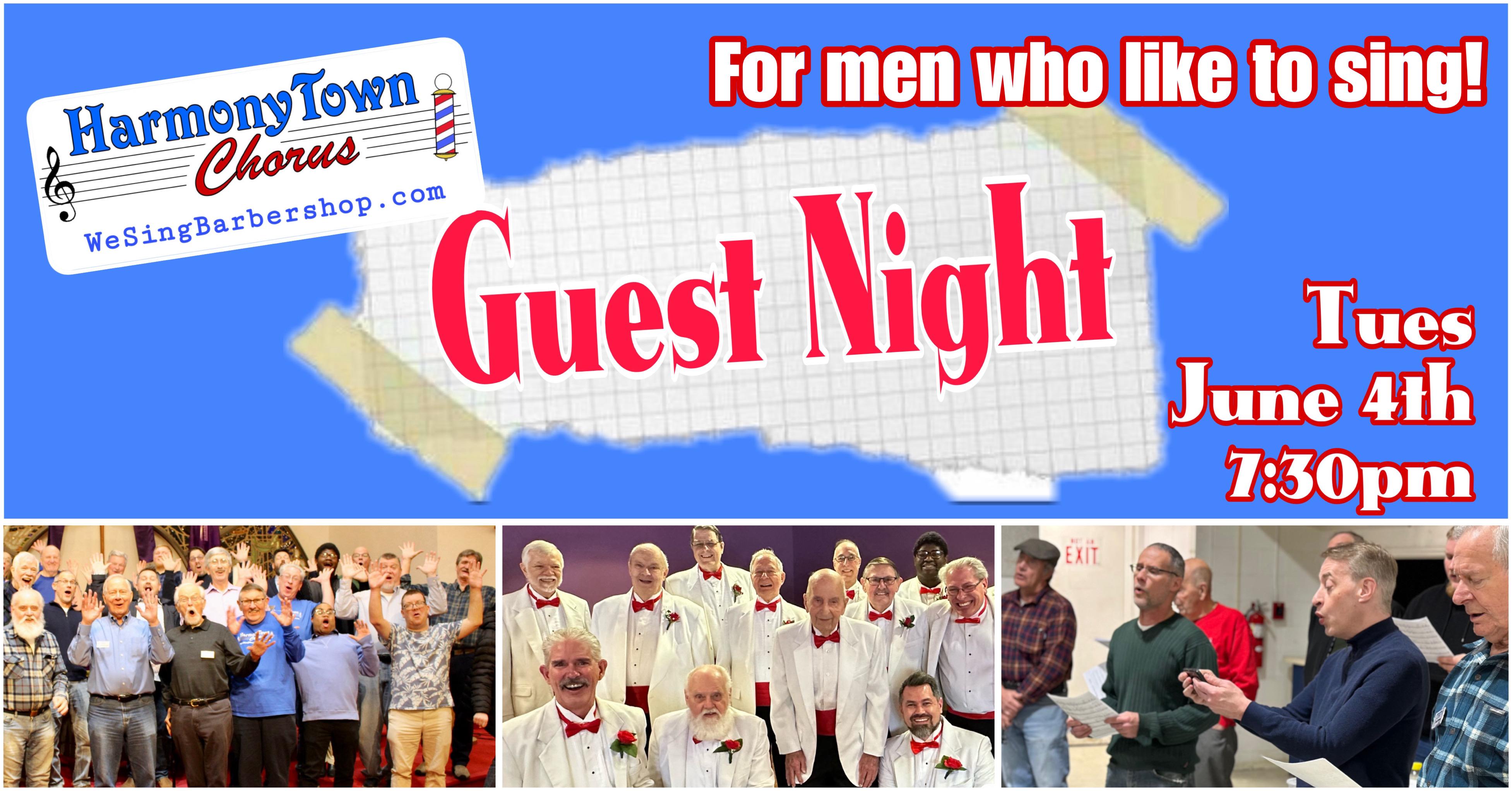 Guest Night - Come SING with us!