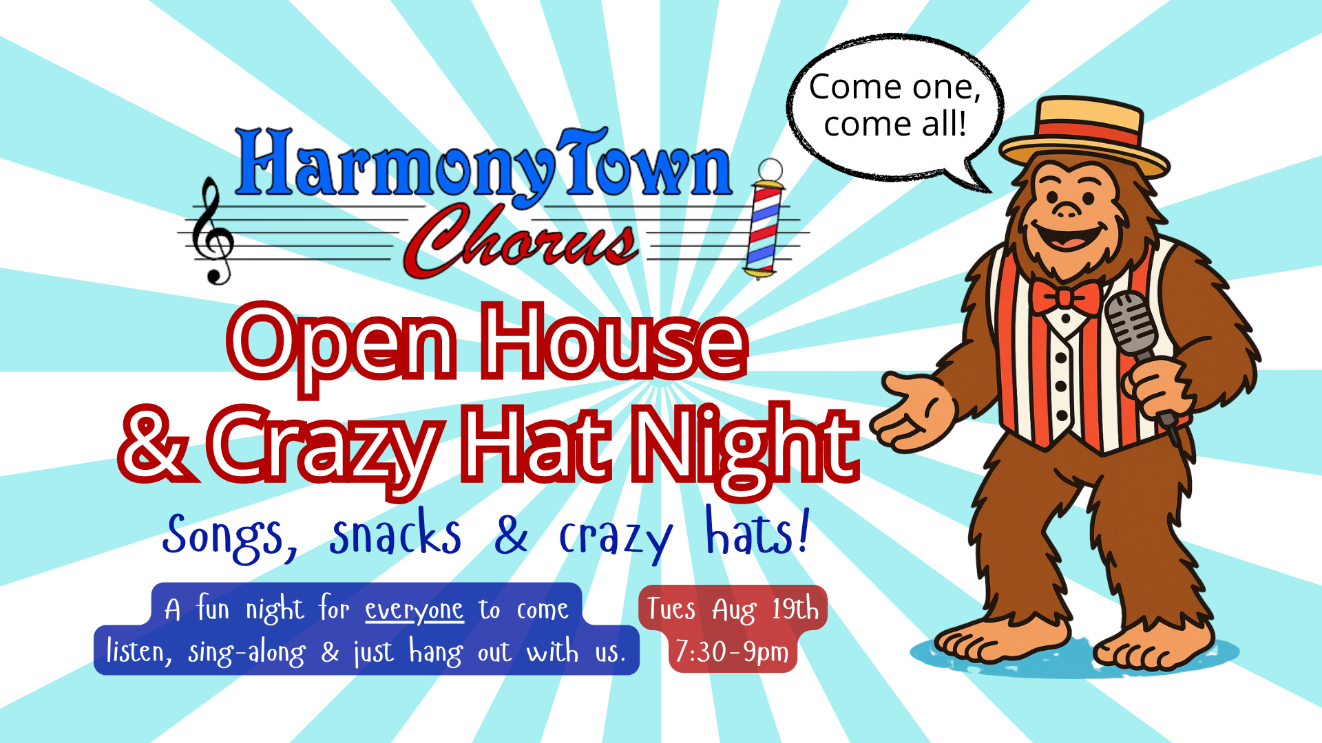 Open House - Songs, Snacks & Crazy Hats