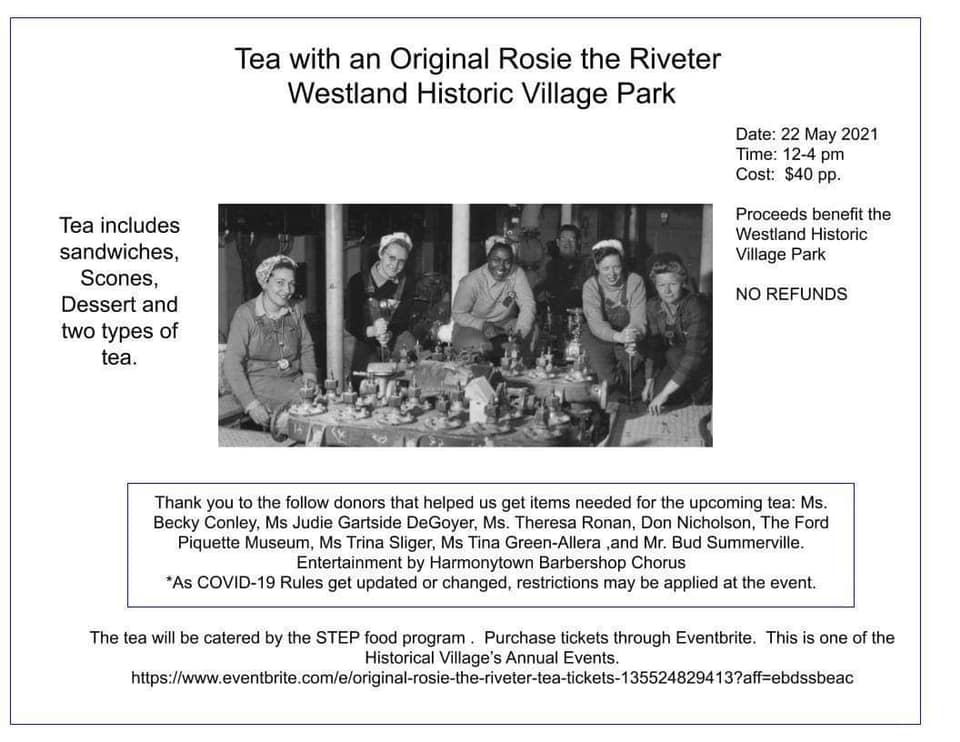 Tea with an original Rosie the Riveter
